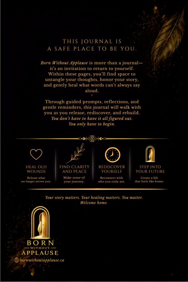 BORN WITHOUT APPLAUSE JOURNAL B Born Without Applause Guided Journal: A Journey Toward Healing, Hope & Self-Belonging