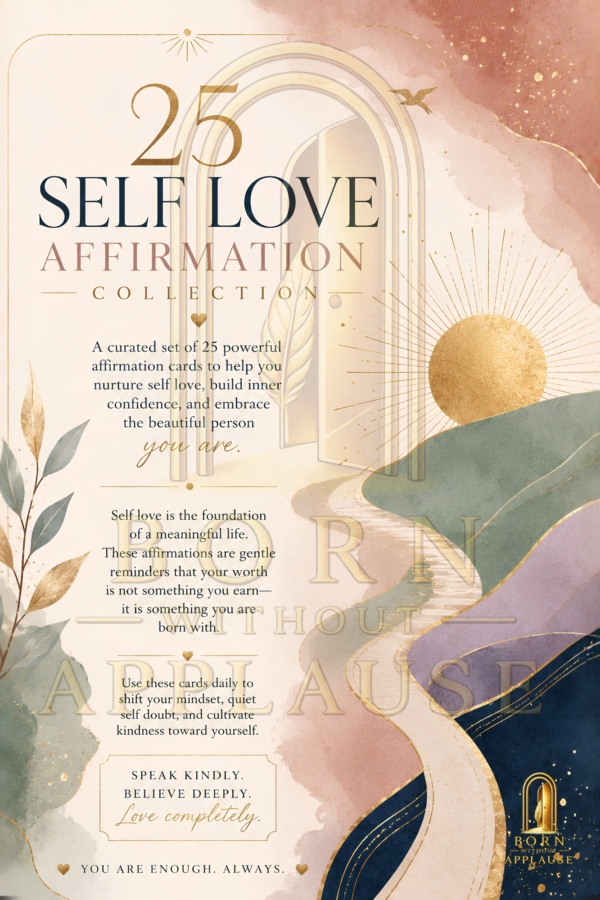 Self love affirmation collection Self-Love Affirmation Cards: 25 Printable Digital Cards